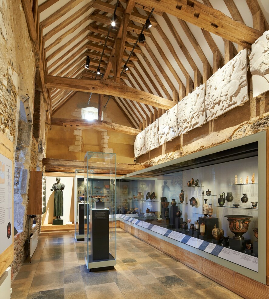 Winchester College Treasury Interior 